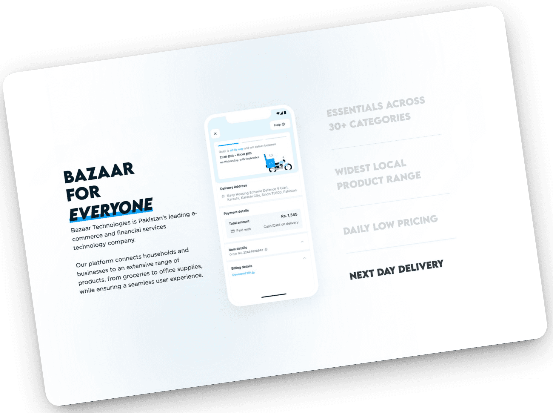 Bazaar Technologies solution