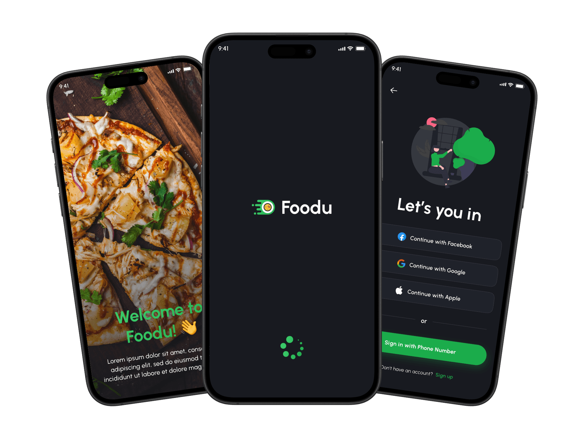 Foodu — Mobile App app screenshots
