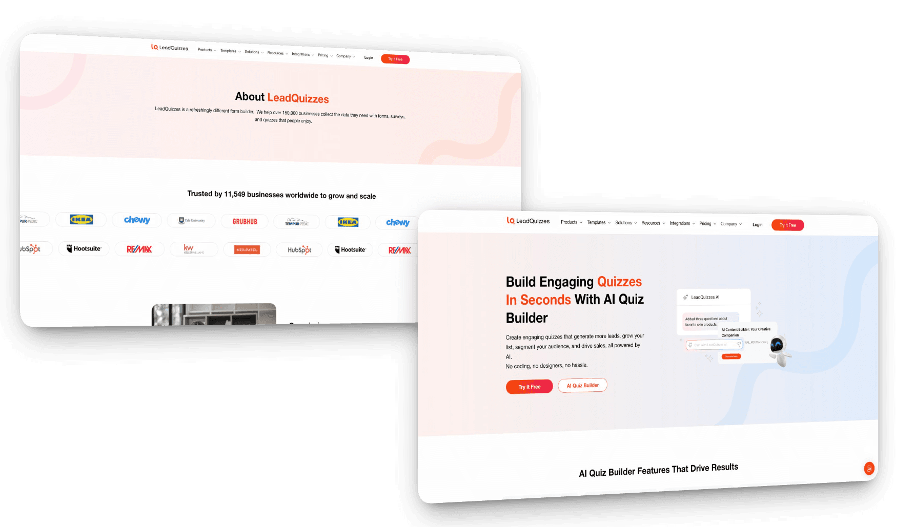 LeadQuizzes solution