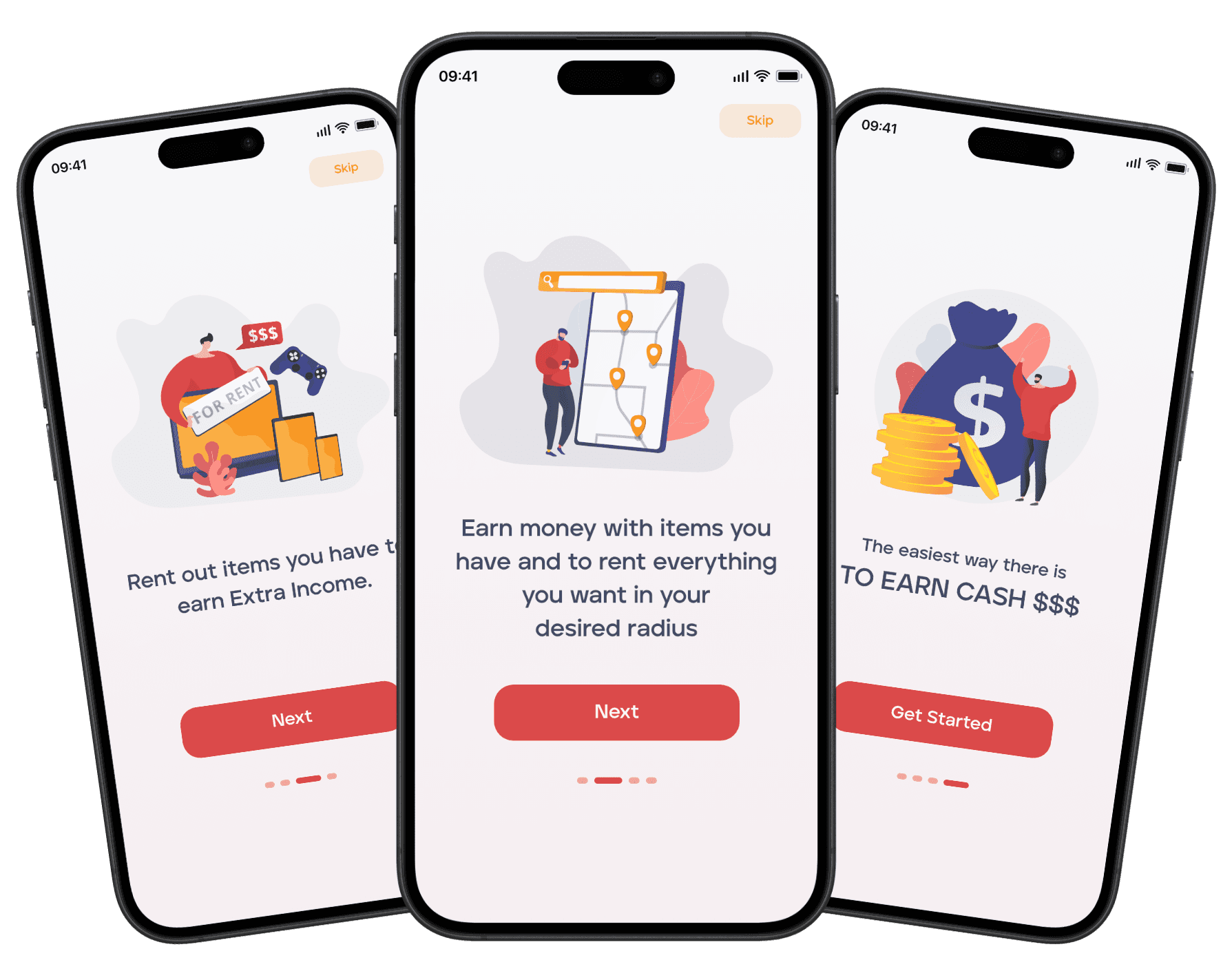 One Next Door — Mobile App app screenshots